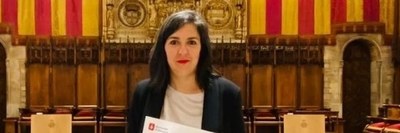 Elena Sanchez rep Premi Ajuntament Barcelona