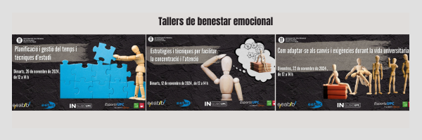 Encetem el novembre amb tallers presencials de benestar emocional