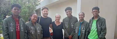 Estada dels professors Joan Casals i Ingrid Masaló a Madagascar